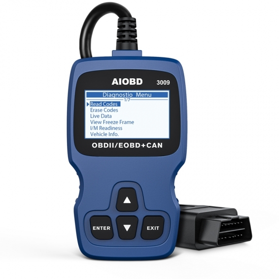 AIOBD 3009 OBD2 Scanner Auto Check Engine Fault Code Reader