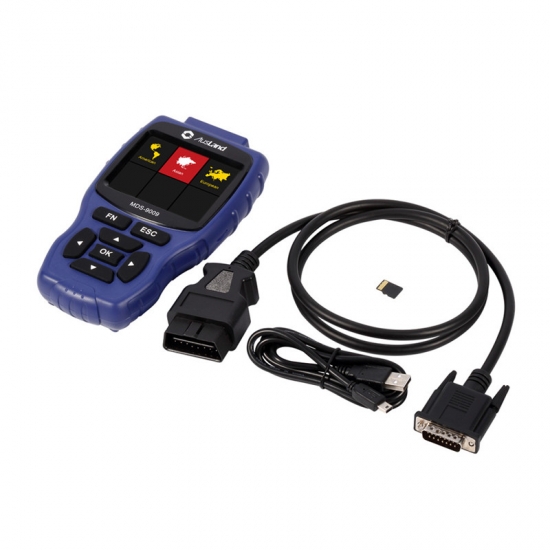 AusLand MDS 9009 Full Systems OBD2 Car Code Reader,DIY Professional Car Diagnostic Scanner 4 Full OBD 2 Diagnostics on Most Car Models Makes with Special Service Functions of EPB n Oil Reset 