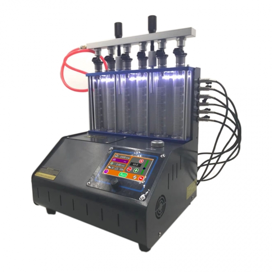 GDI Fuel Injector Tester Cleaner Machine TFSI TSI Ultrasonic Injector  Cleaning